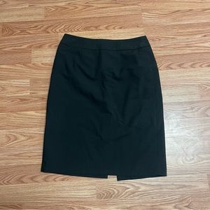 Calvin Klein Women’s Skirt Size 2 Black Pencil Straight Knee Length